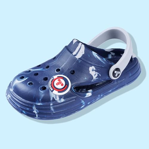 Image of toothless Kids Boys Green Grey Clogs
