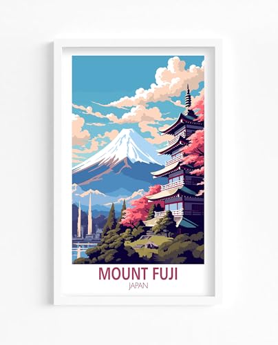Younggift Mount Fuji City Travel Poster cover