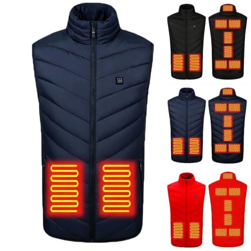 Heated Vest for Men & Women 9 Heating Zones Electric Sleeveless Jackets - image 1