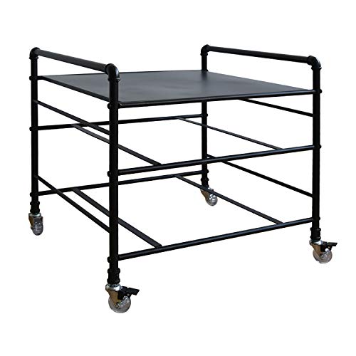 Fridge Stand with Storage, WAYTRIM Kitchen Fridge Stand Mini Fridge