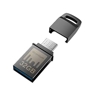 Strontium Nitro USB 32 GB One OTG 3.1 150 MBPS (Dark Grey)