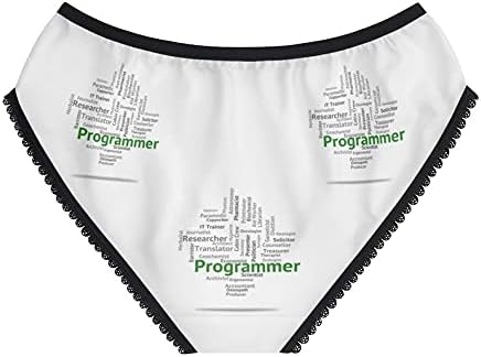 SpreadPassion Programmer Job Panties, Programmer Job Underwear, Briefs, Cotton Briefs, Funny Underwear, Panties For Women