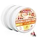 XFasten Double Sided Tape, Removable, 1-Inch by 20-Yard (Pack of 3) Ideal as a Gift Wrap Tape, Holding Carpets, and Woodworking