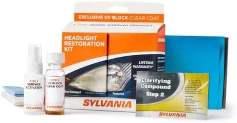 SYLVANIA Headlight Restoration Kit, Restores to Like-New Conditio...