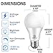 Energetic 24 Pack LED Light Bulbs 60 Watt Equivalent, A19 Warm White 3000K, E26 Base, Non-Dimmable, 750lm, UL Listed