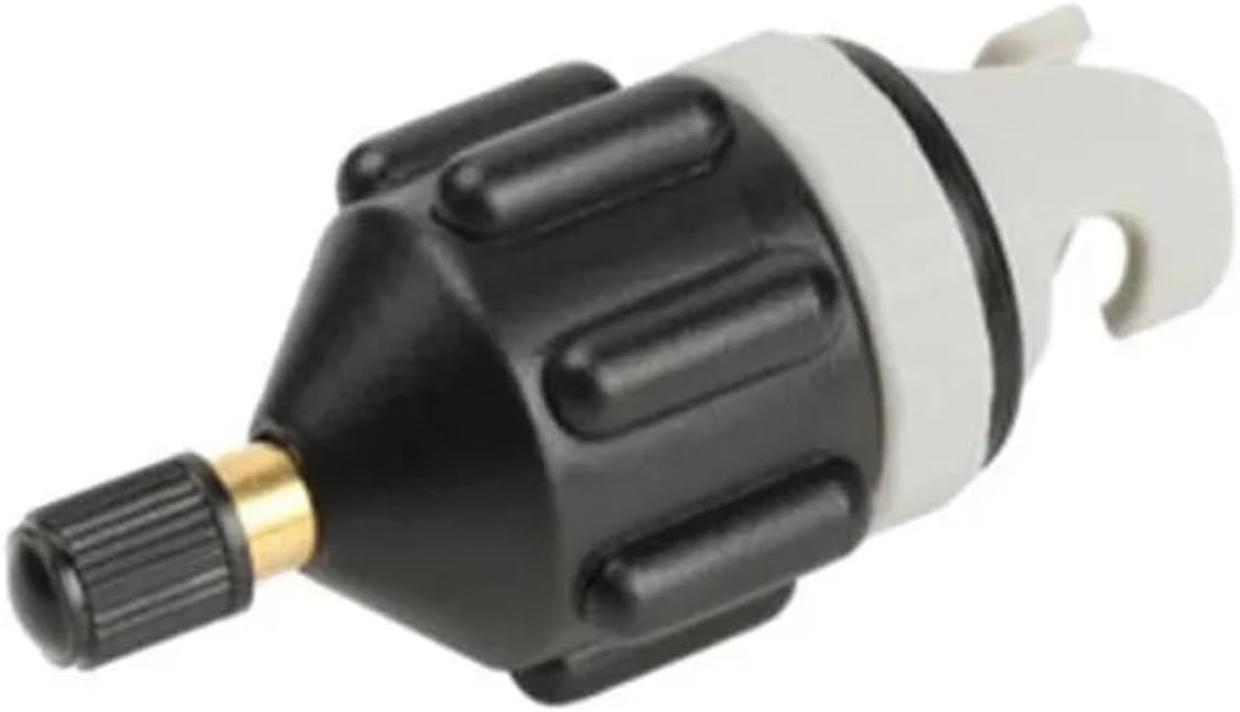 Black Nylon Air Valve Adaptor Wear-Resistant Rowing Boat Air Valve Adaptor Air Inflatable SUP Valve Adaptor Accessories