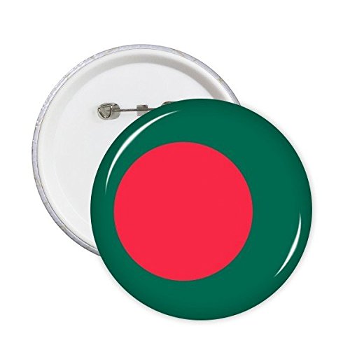 Drapeau du Bangladesh broche ronde géante à porter lors des fêtes culturelles