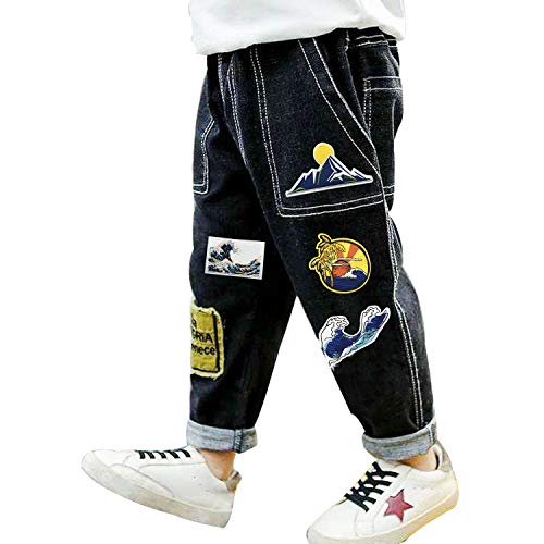 Woohome 12 PCS Patch Embroidered Wave Sunset Iron On Applique Patch for Jeans, Clothing