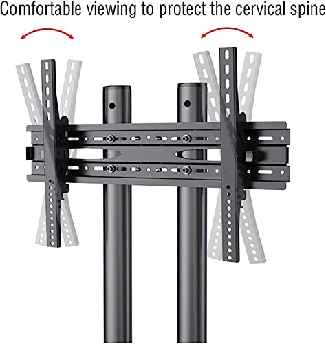 Soporte móvil para TV de 32-70 pulgadas, altura ajustable miniatura 5