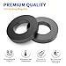 SRENMSMT Ferrite Ring Magnets - OD2.35 x ID1.25 x 10mm, Large Magnet, Grade 10 Big Magnets Heavy Duty for DIY, Industry Science, Tools, Garage-Pack of 2
