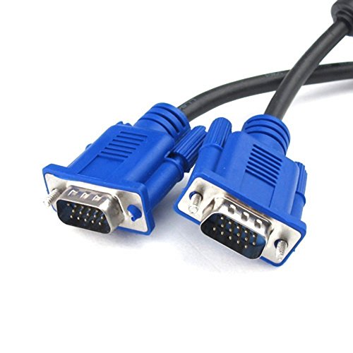 Image of VGA Male to VGA Male Cable .15 Pin Vga Cable for Projector, Laptop,CCTV,Computer (1.5 Meter)
