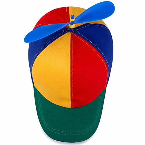 Kitwinner Unisex Baseball Cap, Colorful Adjustable Cute Baseball Helicopter Propeller Hat Snapback Hat For School Girl Boy  thumb #7