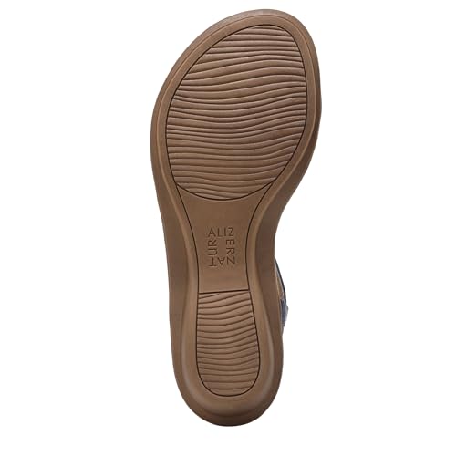 Naturalizer Women's Sofia Sandal Navy Faux Canvas 10 W by Naturalizer - Used condition - Image 4