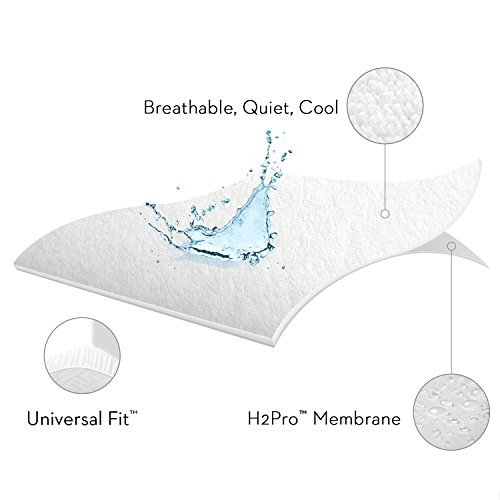 image for MALOUF SLEEP TITE non-staining 99.99% Waterproof Mattress Protector - 