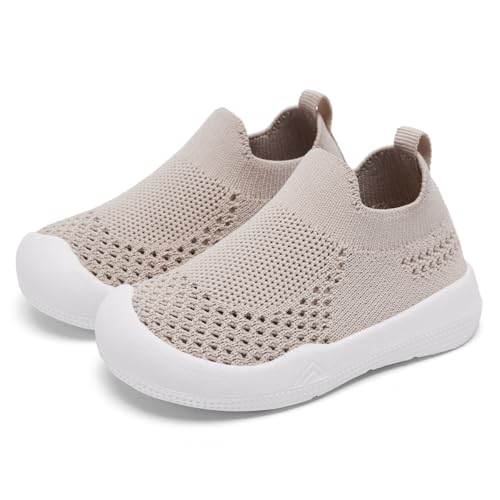 image for Eashi Baby Boy Girl Non-Skid Indoor Infant Walking Shoes Breathable Wa