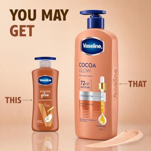 Vaseline Cocoa Glow Serum In Lotion, 600 ml - Image 4