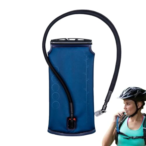 Sistema de hidratación de mochila, bolsa de hidratación plegable, bolsa de hidratación aislada, bolsa de agua reutilizable, 43,5 x 19,5 cm, para ciclismo, correr, al aire libre
