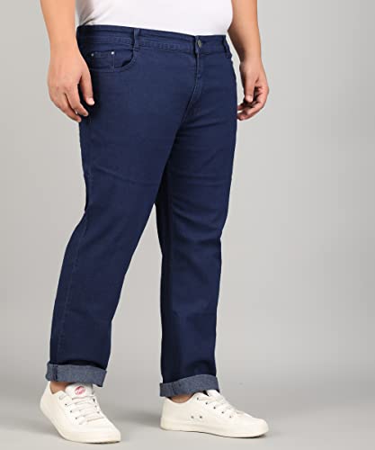 Image of STUDIO NEXX Regular Fit Cotton Lycra Blend Black Jeans