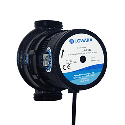 Altamente efficiente. Circolatore a rotore bagnato lowara mod. ECOCIRC 25-6/130