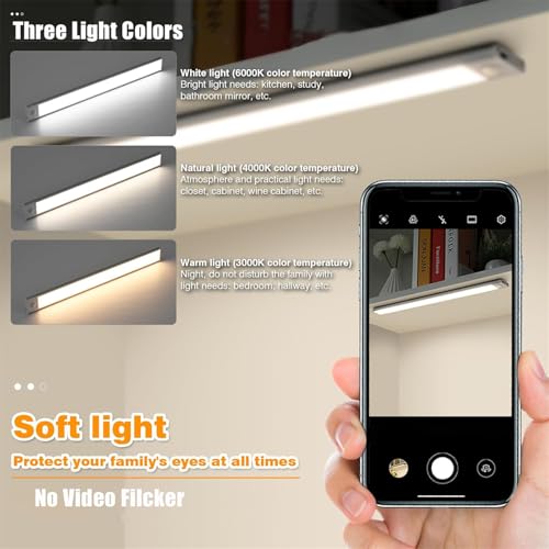Lámpara de pared con sensor movimiento interior LED para iluminación de pared en gabinetes 4