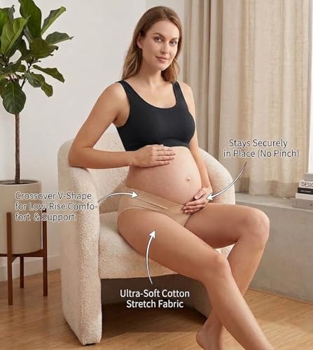 Image of Maternity Panties | 2 Pack Maternity Underwear Under The Bump