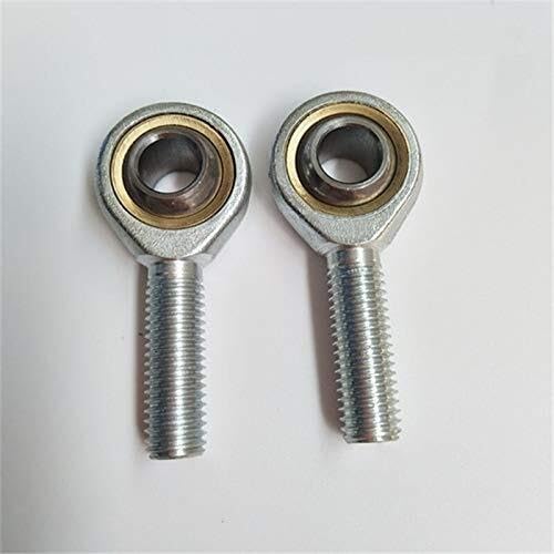 BRDI27580 Rodamientos 2 Unids SA22T/K SAL22T/K M22x1.5mm Agujero 22mm Ojo de Pez Macho Izquierda Hembra Derecha Rod Extremo Rodamiento Rosca Rótula SA22TK POSA22(SAL22TK left)