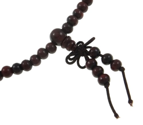 Braccialetto Avvolgente Mala in Legno Rosso Scuro