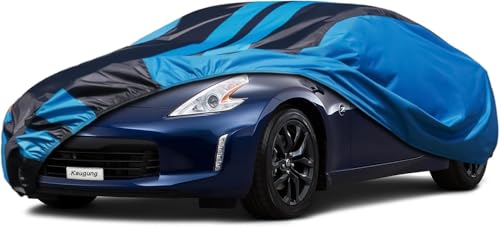 Image of Kaugung Car Cover Waterproof Custom Fit Nissan 350Z 370Z Z (2002-2025), Full Exterior Cover for Automobiles Lightweight Resistant Outdoor Sun UV Rain Dust Snow Wind Protection.