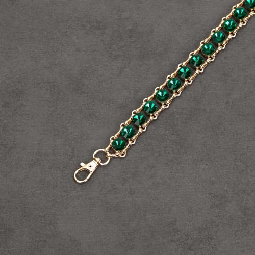 ILuvatar glass diamond chain belt metal metal belt women's western style belt women's belt bling bling F0093