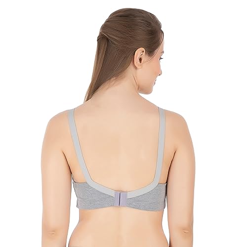 Image of Tweens Lite Wite - Minimiser Medium Padded Cotton Lycra Bra (Plus Size) - Triple Hook - Full Coverage - Wirefree - Seamless T-Shirt Bra