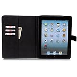 iPad 4 iPad 3 iPad 2 Case, Cafeleo PU Leather Wallet Cover Soft TPU inner Skin Built in Magnetic Closure Flip Folio Stand for Apple iPad 2/3/4 Gen (9.7 Inch)