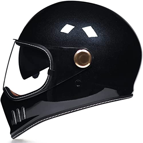 Retro Full Face Motorcycle Helmet XL