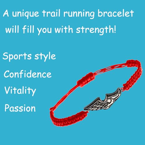 Track and Field Gifts, Cross Country Running Gifts, Running Bracelet (Red), Track and Field Accessories, Running Gear2