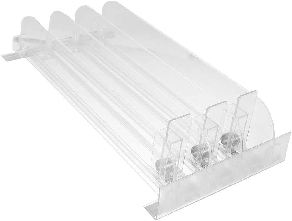 1pcs Shelf Pusher Soda Rack Can Organizer Slide Out Drink Shelves Drink Organizer for Fridge Clear Plastic Water Bottles Dispenser Plastic Display Stands Pusher Machine