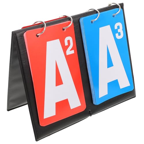 GOOHOCHY Plastic Scoreboard for Basketball Tennis Reusable Scorekeeper Easy to Read