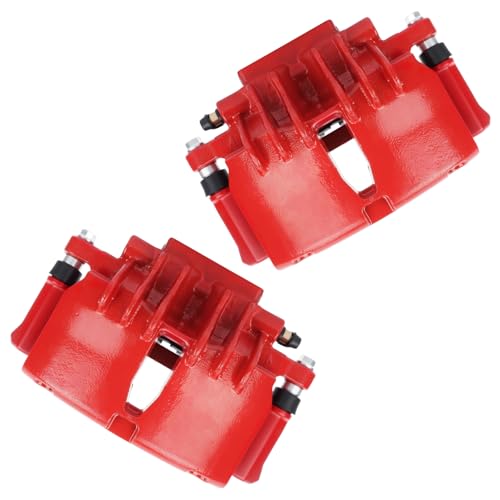 Image of cciyu 18-B4723 18-B4722 Front Left & Right Brake Calipers With Bracket For Ford For Mustang 1999-2002