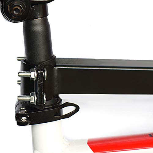 Together-Life Foldable Front Mounted Children Bike Seats, Portable Baby Kids' Bicycle Carrier With Guardrail Handrail And Pedal For Mountain Bikes, Hybrid Bikes, Fitness Bikes #TOP4