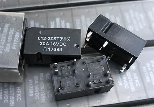Relé HF-KC 012-2ZST(556) KC-2C-12V-30A de 10 pines para circuitos impresos de coche