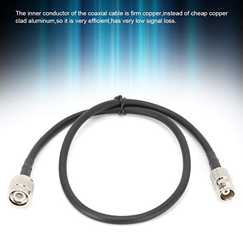 Cabo coaxial macho para fêmea TNC, cabo de extensão de antena flexível 0,5 m / 1 m para comunicações