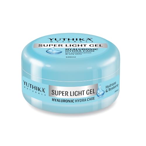 Image of Yuthika Super Light Gel Face Moisturizer With Hyaluronic Acid 100ml | Oil-Free & Non Sticky | Deep Hydration | Face Gel For combination & Oily Skin | Moisturizer Cream For Women & Men