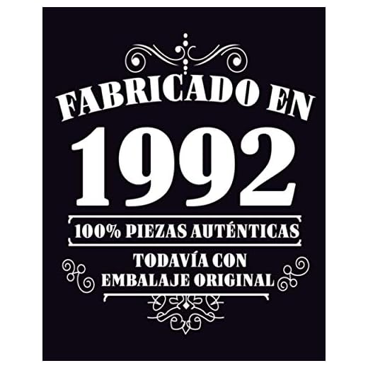 Fabricado en 1992 Todavia Con Embalaje Original: 29 años de regalo de cumpleaños personalizado | Diario en blanco para escribir regalo perfecto para cumpleaños / 120 páginas / 8x10 pulgadas