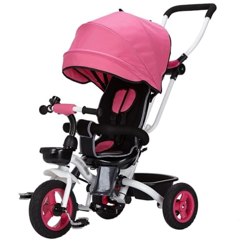 ZMZDDM Kids 3 Wheel Pushchairs Tricycle