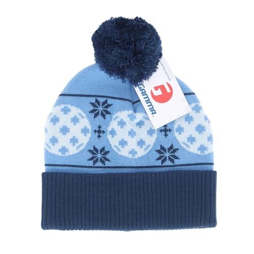 Bonnet de pickleball GAMMA à flocon de neige d'hiver en maille de qualité pour cour