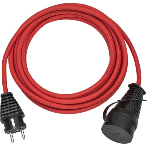 Alargador Brennenstuhl de 10 metros rojo con enchufe doméstico para zonas interiores