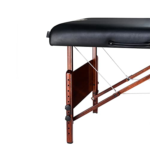 Master Massage Del Ray Pro 30\" Portable Massage Table, 750lbs Capacity, Black