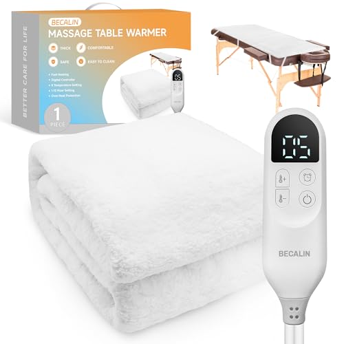Massage Table Warmer with Timer & Heat Settings