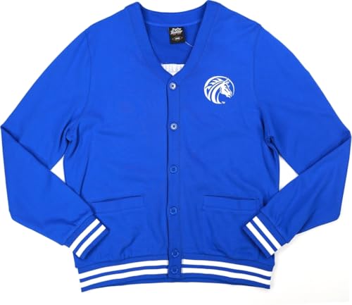 Big Boy Fayetteville State Broncos S6 Mens Cardigan [Royal Blue] - ID#71102-146-85-0-0