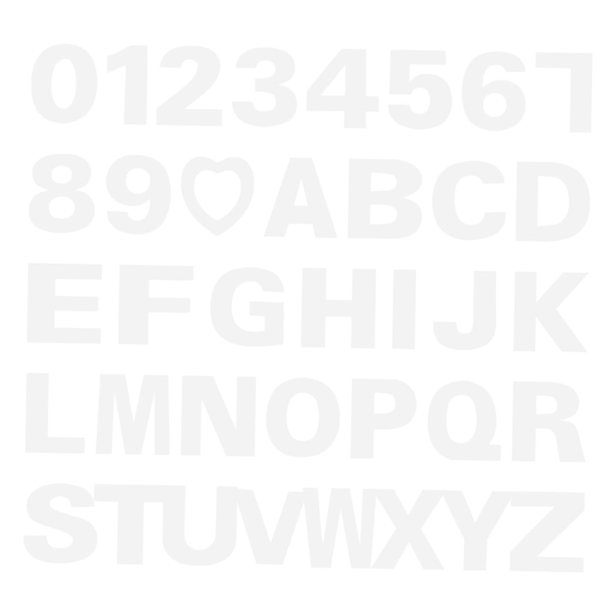 CATIEBYE 37pcs Heart and Alphabet Cake Stencil Reusable Baking Molds for Cakes Cookies and Treats for Birthdays Weddings and Celebrations