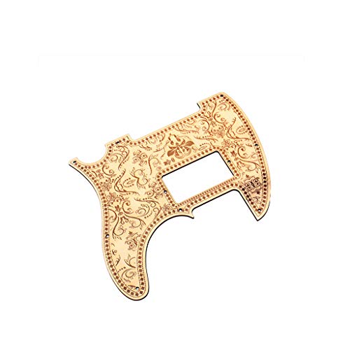 Alnicov Pickguard pour guitare à 8 trous Style floral Humbucker PickGuard de remplacement pour Fd Standard Telecaster… - Les Beatles, Paul McCartney, John Lennon, RIngo Starr, George Harrison Alnicov Pickguard pour guitare à 8 trous Style floral Humbucker PickGuard de remplacement pour Fd Standard Telecaster… – Image 5