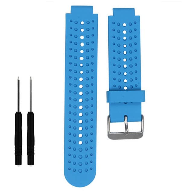 Correa de banda de reemplazo de silicona suave para Garmin Forerunner 220/230/235 Pulsera pulsera para Garmin 620 630 735 S20 S5